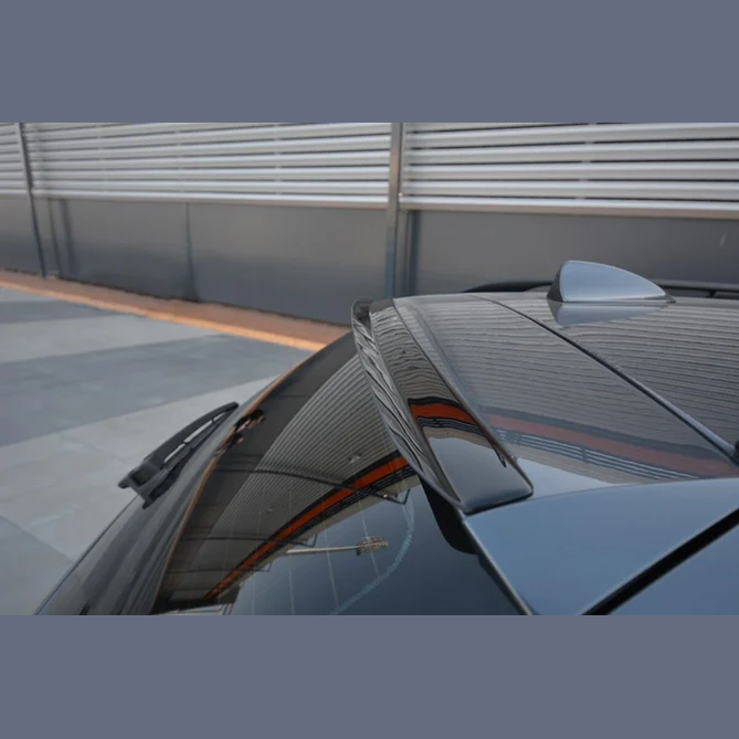 Maxton Design Dakspoiler Glanzend Zwart BMW 5 Serie E61 Touring