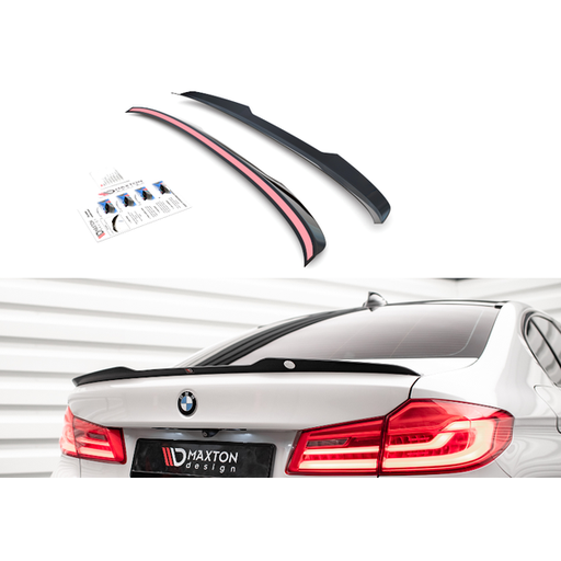 Kofferbak Spoiler Lip V1 - BMW G30 Sedan - Maxton Design — Hoogglans Zwart