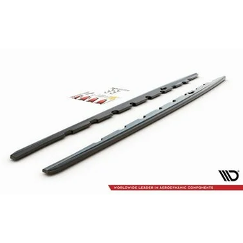 Side Skirt Extensions V1 - BMW F40 - Hoogglans Zwart - Maxton Design