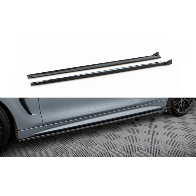 Side Skirt Extensions V2 - BMW F32 / F33 - M Pakket - Maxton Design