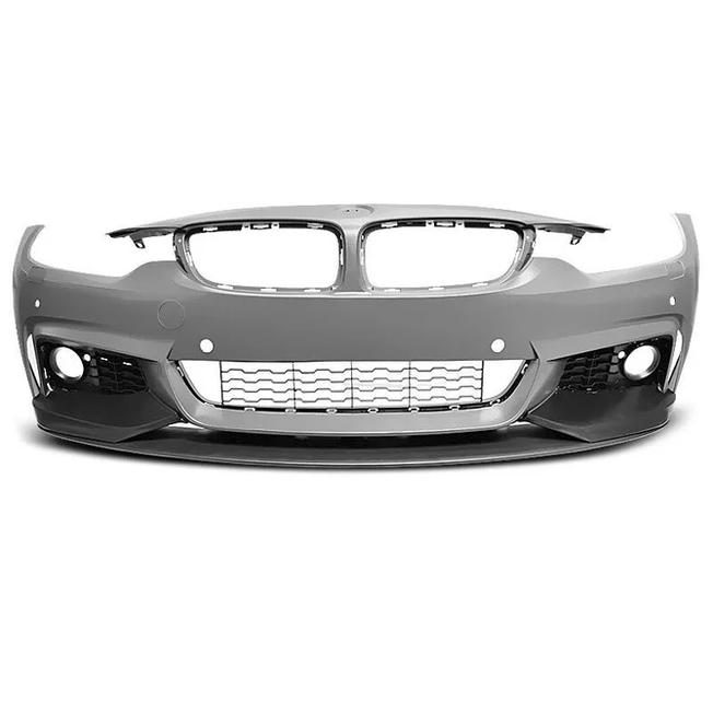 Voorbumper M Performance Look Met Front Lip BMW 4 Serie F32 / F33