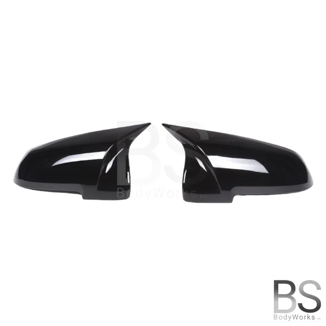 Spiegelkappen - BMW F01 / F02 - M Look - Hoogglans Zwart | 2012-2015