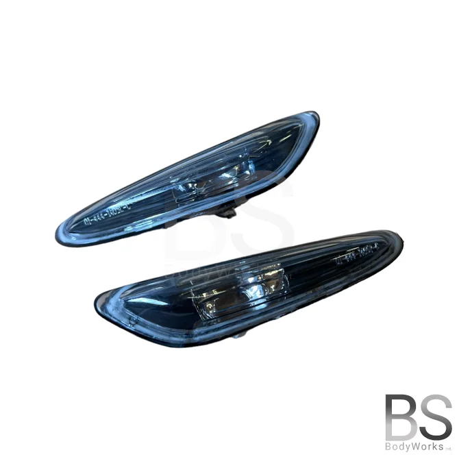 Knipperlichten - BMW E87/E81 | E90/E92 | E60/E61 - Helder / Zwart - Halogeen