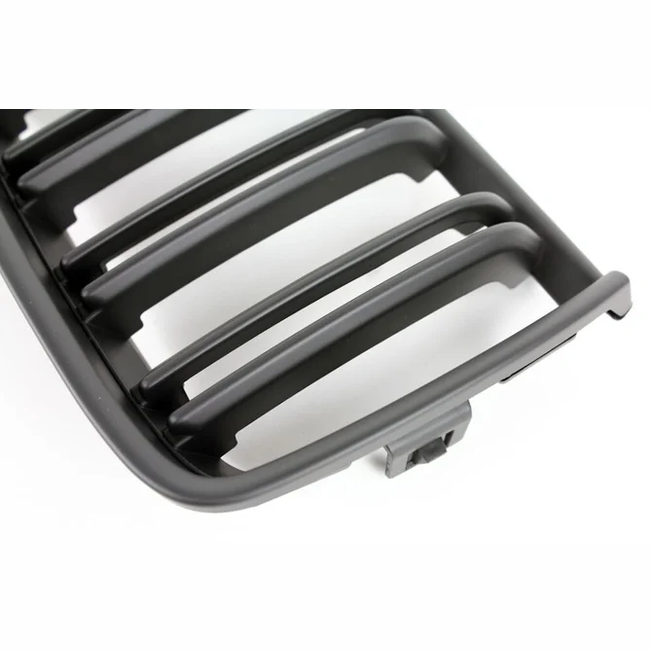 Nieren - BMW E90 / E91 - Mat Zwart - Dubbele Spijlen | 05-08