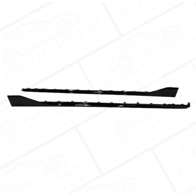 Side Skirts Extensions - BMW F40 - Voor M Pakket | Hoogglans Zwart