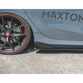 Side Skirt Extensions V3 - BMW F40 - Hoogglans Zwart - Maxton Design