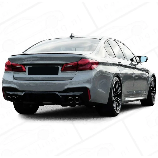 Spoiler Lip - BMW G30 Sedan - M Look - Hoogglans Metallic Zwart