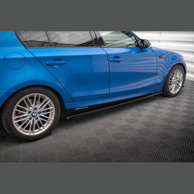 Side Skirt Extensions V2 - BMW E87 - M Pakket - Maxton Design | 2004-2012