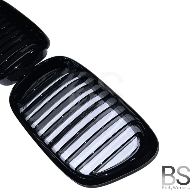 Nieren - BMW 5 Serie E39 - Hoogglans Zwart | 95-03