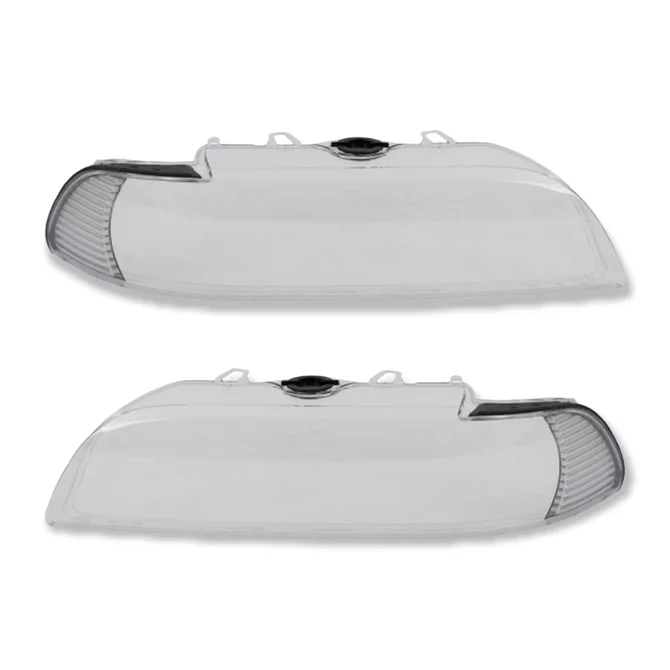 Koplamp Glas Witte Knipperlicht BMW 5 Serie E39 2000-2003 — Complete Set Links + Rechts