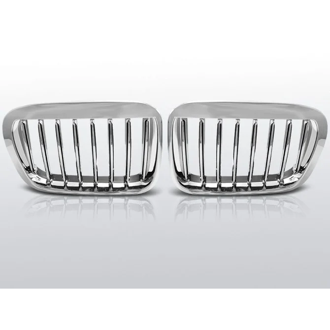 Kidneys - BMW E46 Sedan / Touring / Compact - Chrome | 98-01