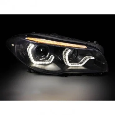 Xenon Koplampen - BMW 5 Serie F10 / F11 - Drl Angel Eyes | 2010-2013 — Met Afs (Bochtverlichting).