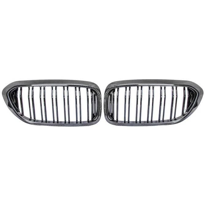 Nieren - BMW G30 / G31 - Carbon/Zwart  - Dubbelspijls | 17-20