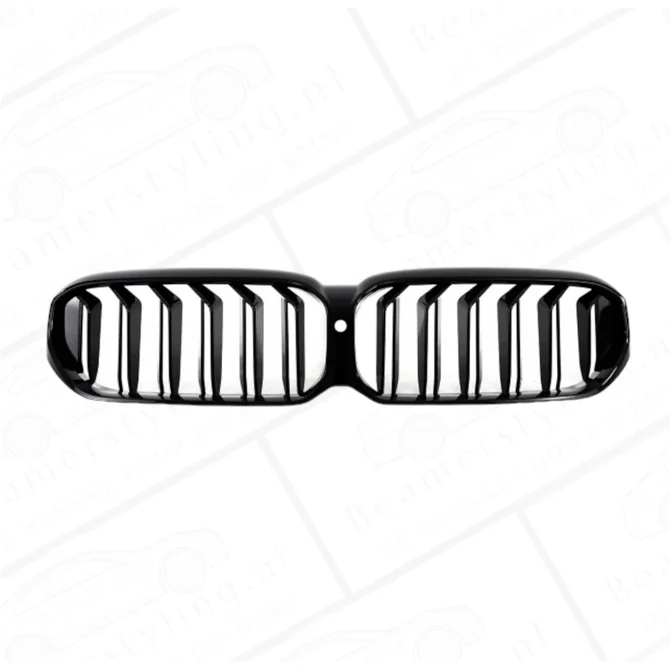 Nieren - BMW G30 / G31 LCI - Hoogglans Zwart - Dubbelspijls | Met Camera