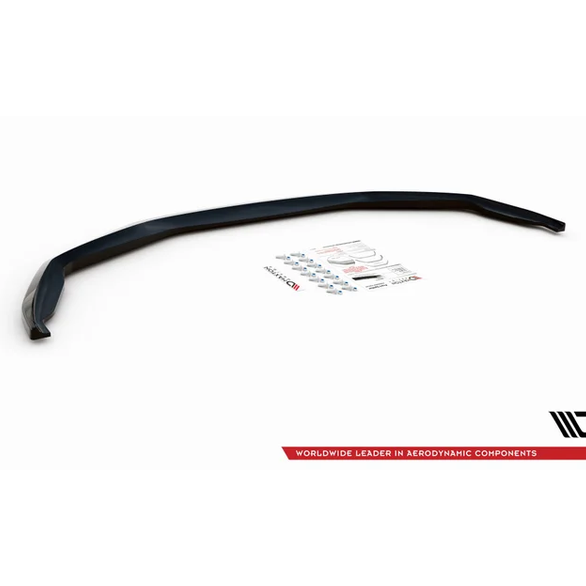 Front Lip V3 - BMW M5 F90 LCI - Maxton Design — Hoogglans Zwart