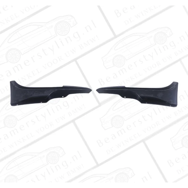Splitters - BMW E92 / E93 - Voor M Pakket - Hoogglans Zwart | 2006-2010
