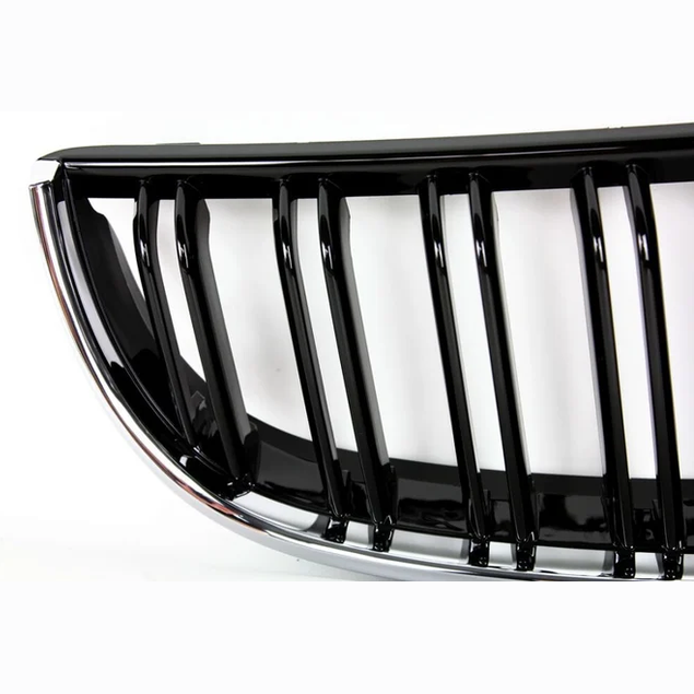 Nieren / Grill Delen Dubbele Spijlen Chroom Zwart BMW 3 Serie E90 / E91 2005 - 2008