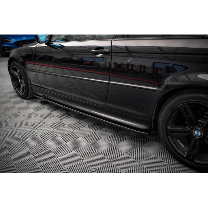 Side Skirt Extensions - BMW E46 Coupé / Cabrio - M Pakket - Maxton Design