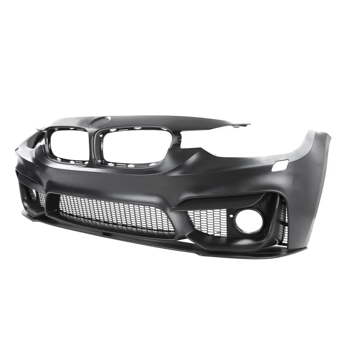 M3 Look Voorbumper Met Front Lip BMW F30 / F31 2012-2015 — Met PDC Gaten