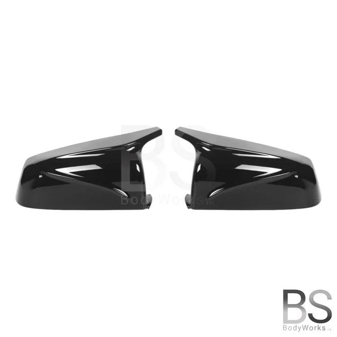 Spiegelkappen - BMW 5 Serie F07 Gt - M Look - Hoogglans Zwart | 2009-2013