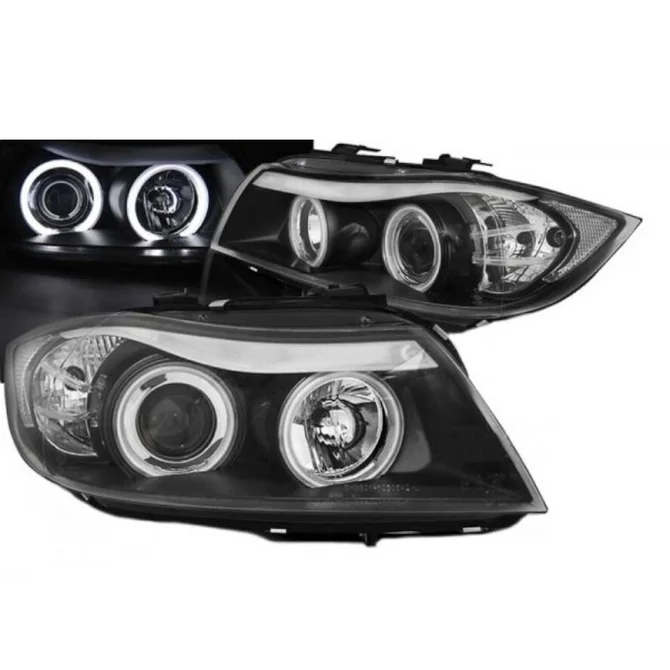 H7 Koplampen - BMW E90 / E91 - Ccfl Angel Eyes | 2005-2008