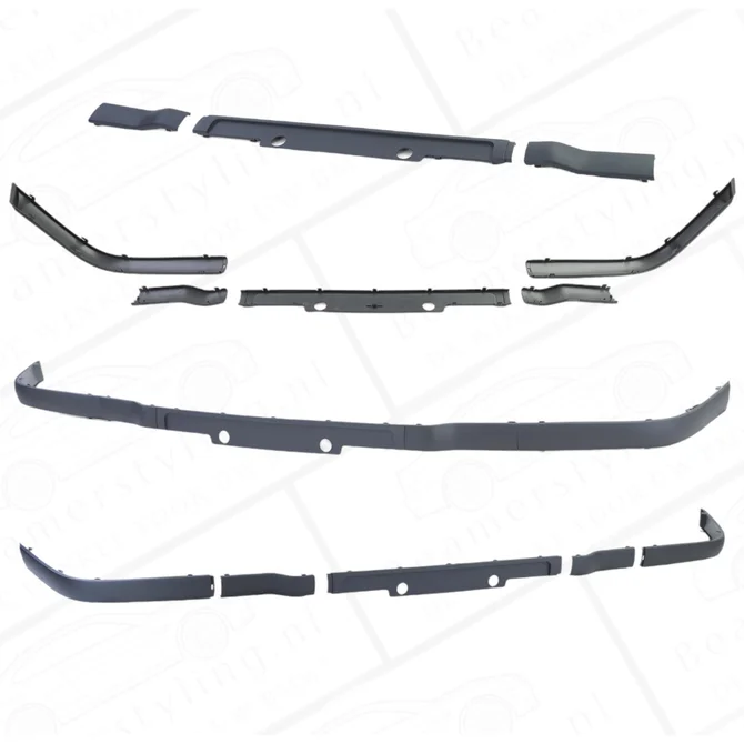 Stootlijsten Set - BMW 3 Serie E36 - Voor M Pakket Bumper - 1990-1999