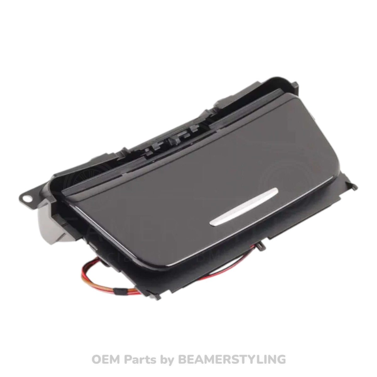 Interieur Lijst - BMW 1 Serie E81/E87LCI/E82/E88 - Asbak + Afdekking Middenconsole - Hoogglans Zwart - Origineel BMW | 51169137623 - Beamerstyling.nl