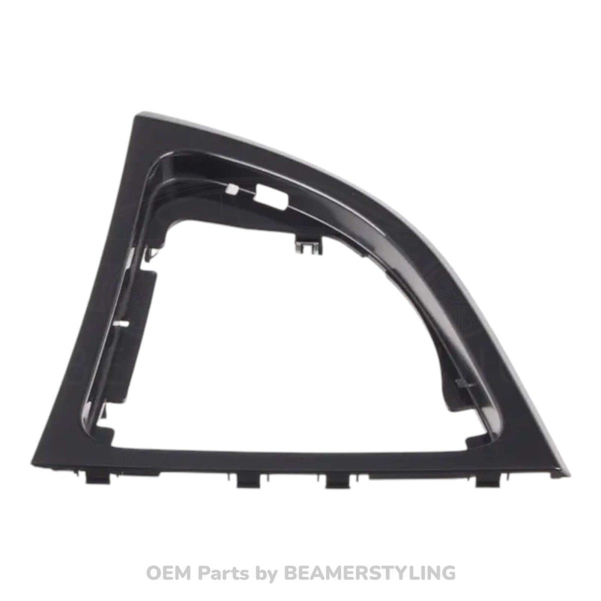 Interieur Lijst - BMW 1 Serie E81/E87LCI/E82/E88 - Keuze Hendel Afdekking - Hoogglans Zwart - Origineel BMW | 51169121720 - Beamerstyling.nl