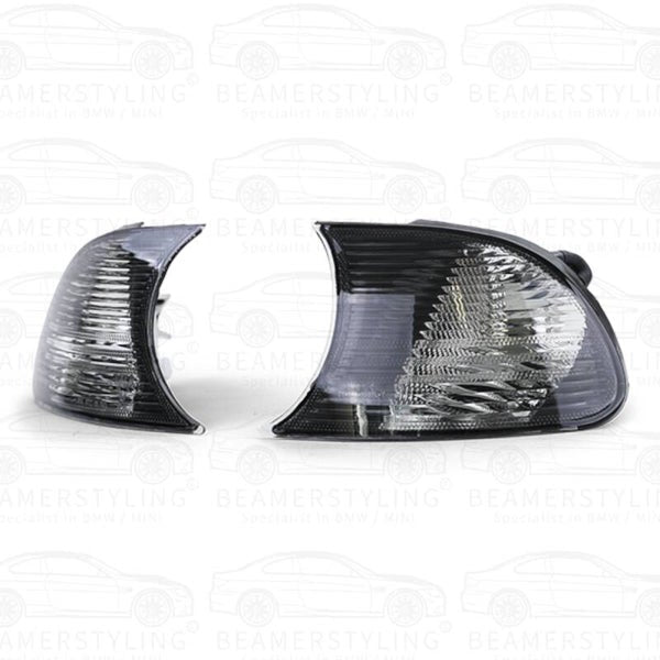 Knipperlichten set - BMW E46 Coupé / Cabrio - Smoke / Chroom - Kristal Design | 2001 - 2003 - Beamerstyling.nl
