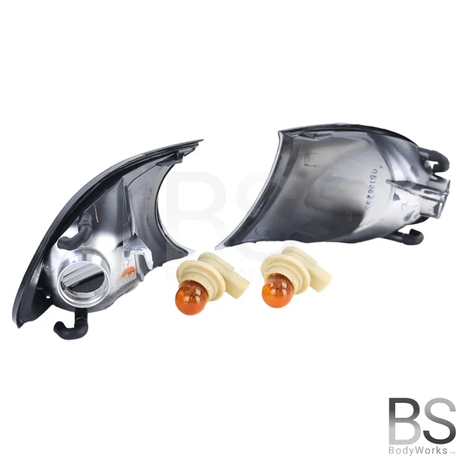Knipperlichten Set - BMW E46 Coupé / Cabrio - Zwart / Chroom | 2001 - 2003 - Beamerstyling.nl