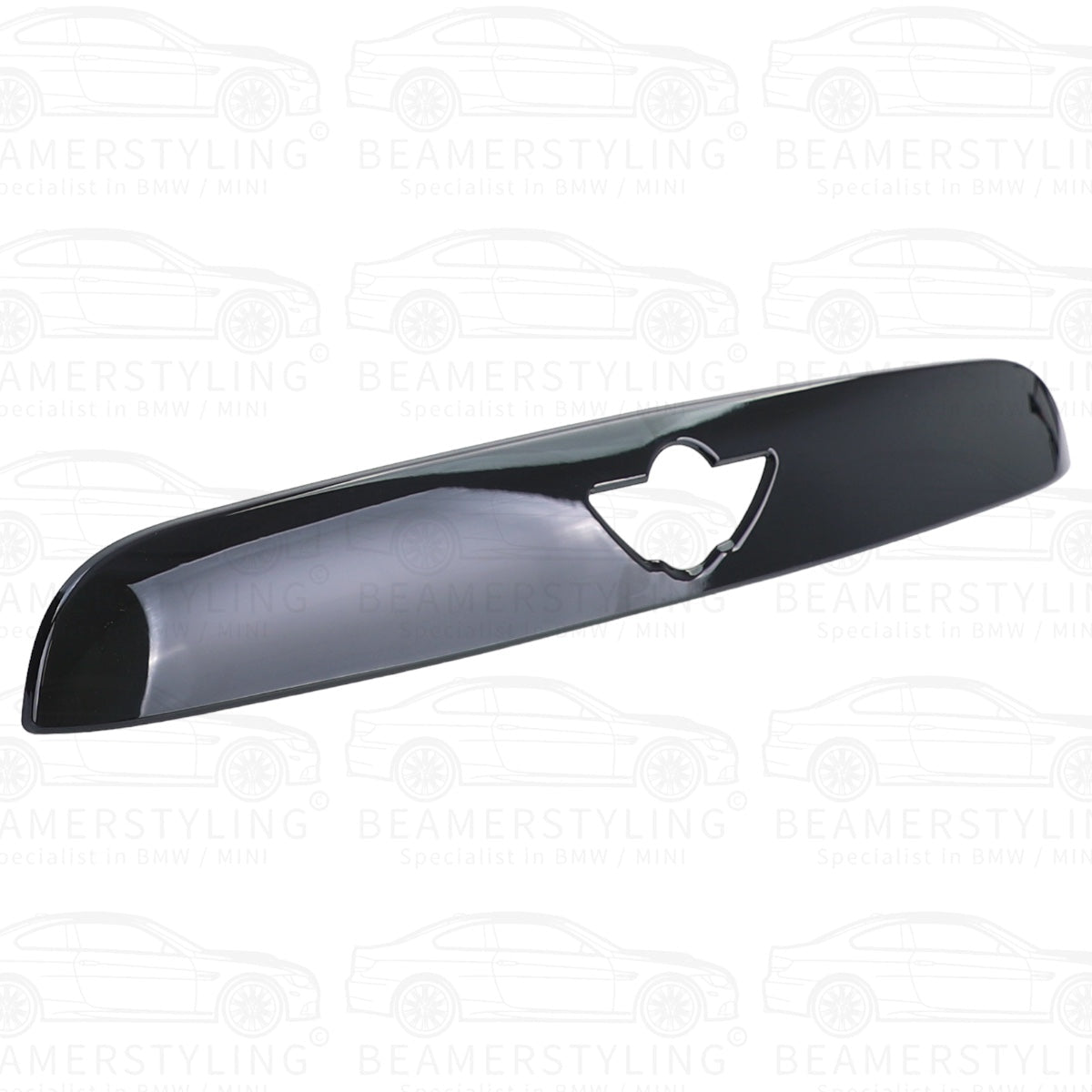 Kofferklep Greep Cover - Mini F55 / F56 / F57 - Hoogglans Zwart | 13-17 - Beamerstyling.nl