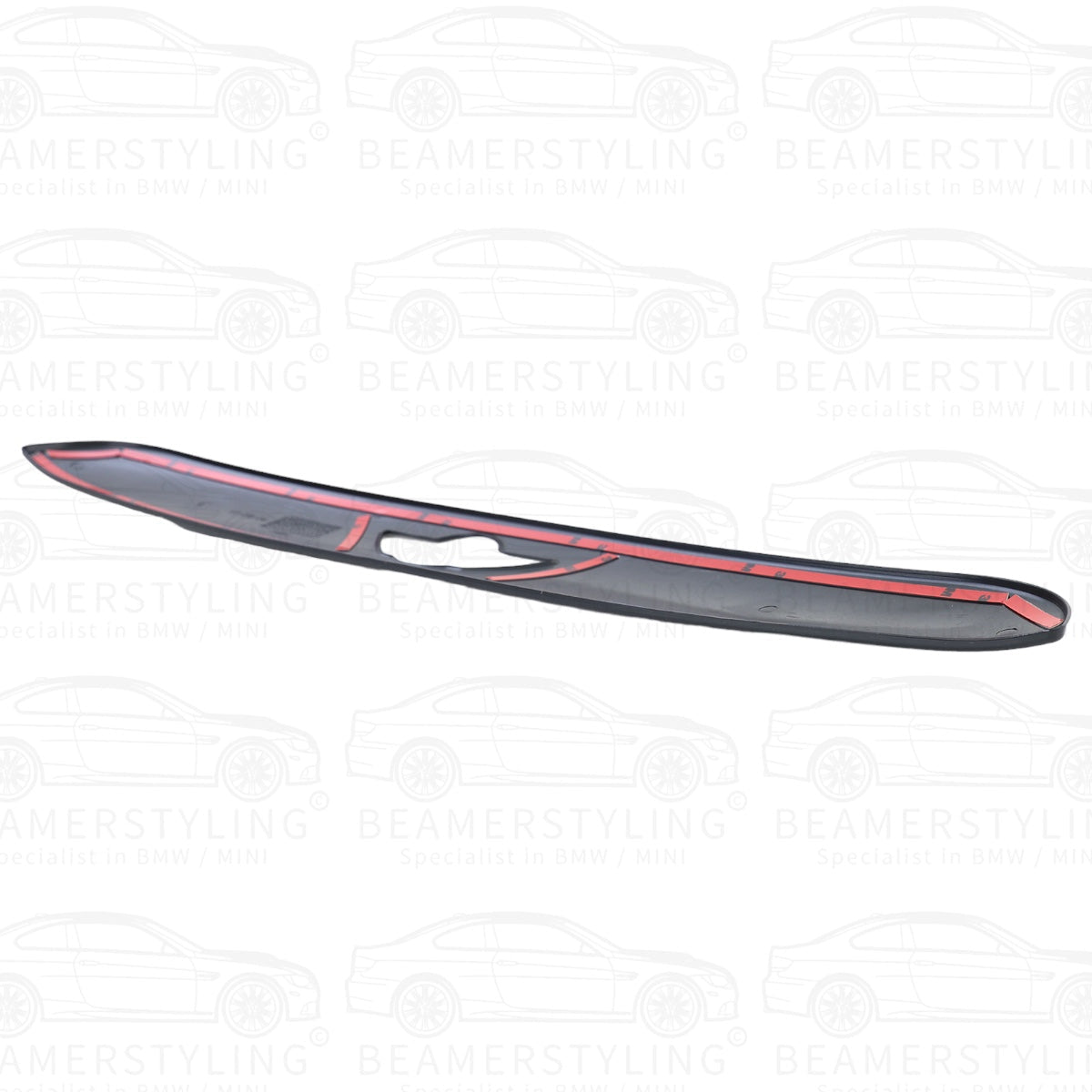 Kofferklep Greep Cover - Mini F55 / F56 / F57 - Hoogglans Zwart | 13-17 - Beamerstyling.nl