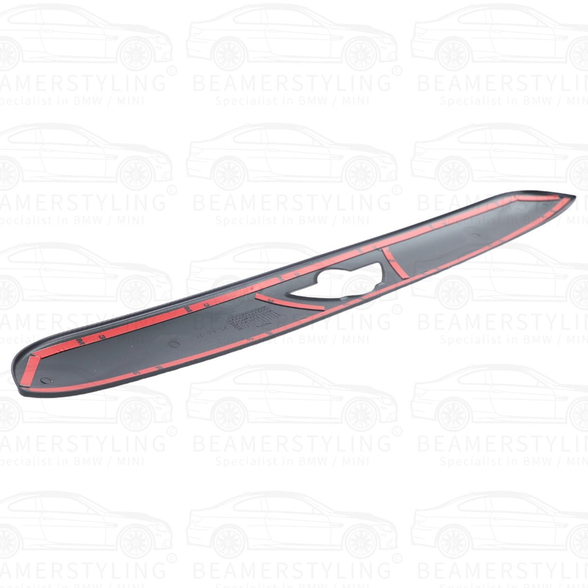 Kofferklep Greep Cover - Mini F55 / F56 / F57 - Hoogglans Zwart | 13-17 - Beamerstyling.nl