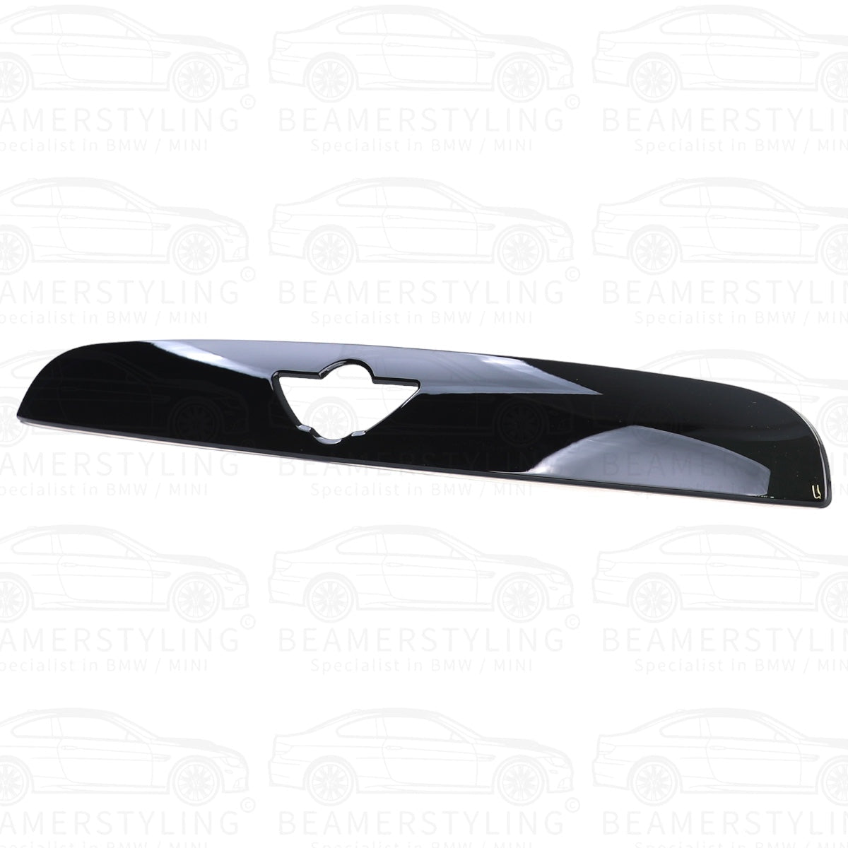 Kofferklep Greep Cover - Mini F55 / F56 / F57 - Hoogglans Zwart | 13-17 - Beamerstyling.nl