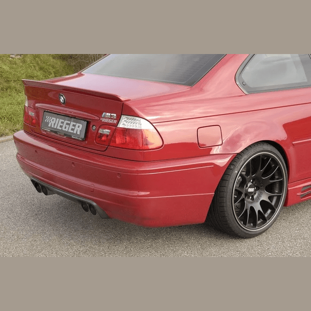 Kofferklep Spoiler Lip Rieger Tuning BMW 3 Serie E46 Coupé / Cabrio — Voor BMW E46 Cabrio - Beamerstyling.nl