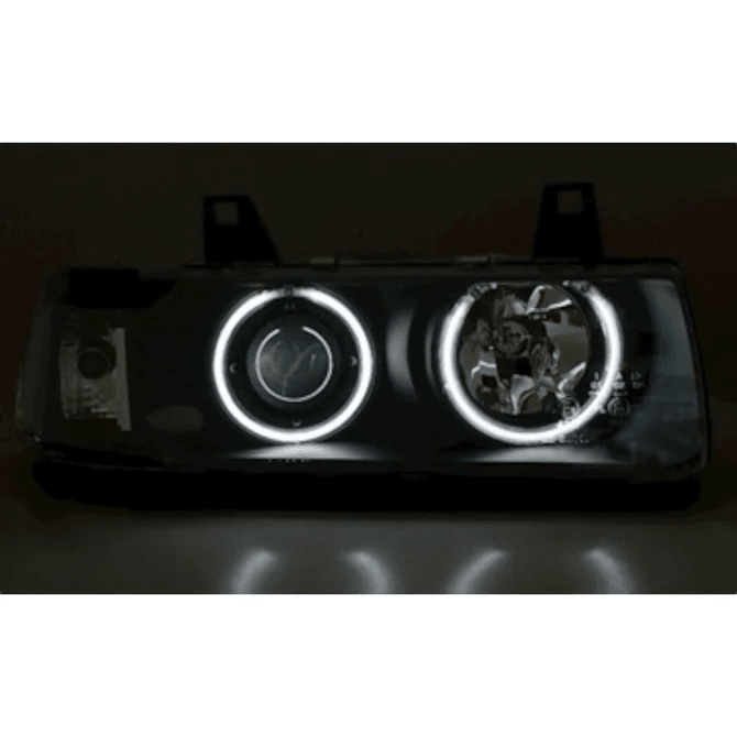 Koplampen - BMW E36 Coupé / Cabrio - Ccfl 2D Angel Eyes | 1990-1999 - Beamerstyling.nl