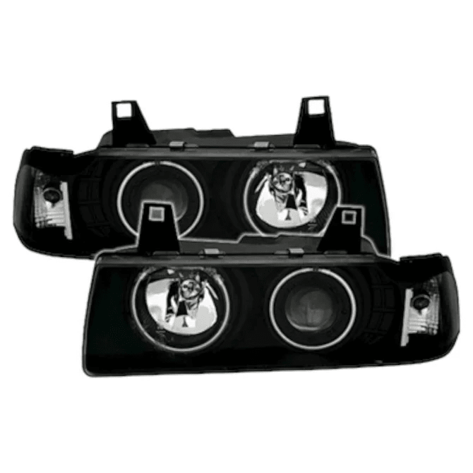 Koplampen - BMW E36 Coupé / Cabrio - Ccfl 2D Angel Eyes | 1990-1999 - Beamerstyling.nl