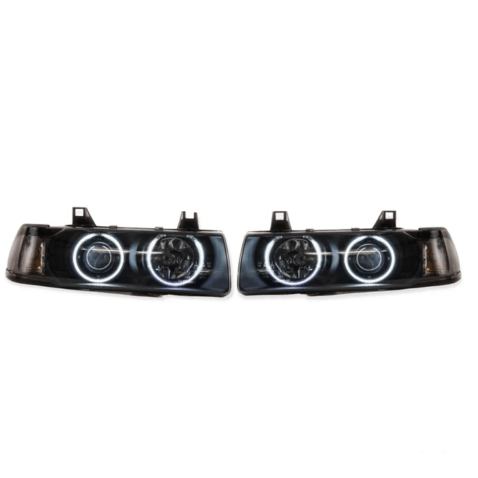 Koplampen - BMW E36 Coupé / Cabrio - Ccfl Angel Eyes | 90-99 - Beamerstyling.nl