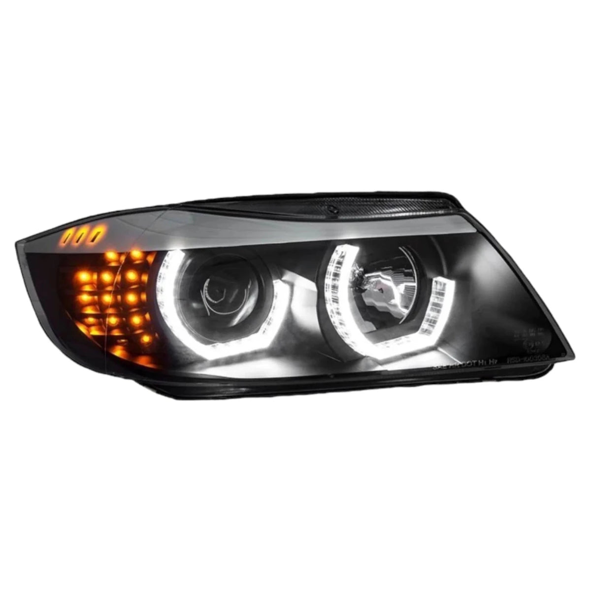 Koplampen - BMW E90 / E91 - LED 3D Angel Eyes | 2005-2008 - Beamerstyling.nl