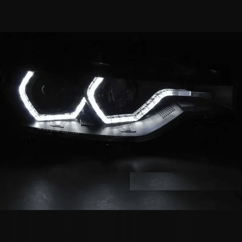 Koplampen - BMW F30 / F31 - 3D LED Angel Eyes | 2012-2015 - Beamerstyling.nl
