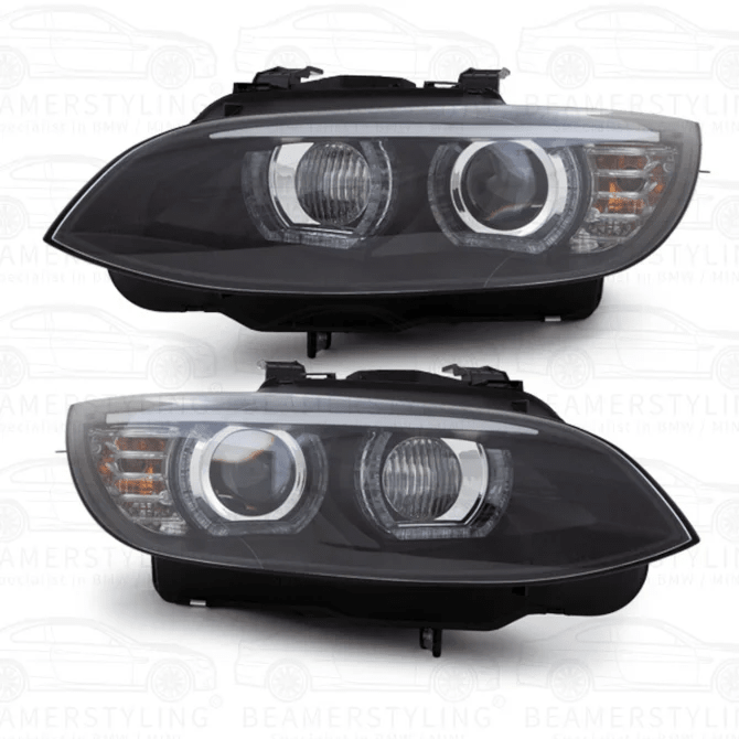 Koplampen D1S - BMW E92 / E93 - 3D LED Angel Eyes | 2007-2010 — Zonder Afs-Systeem - Beamerstyling.nl