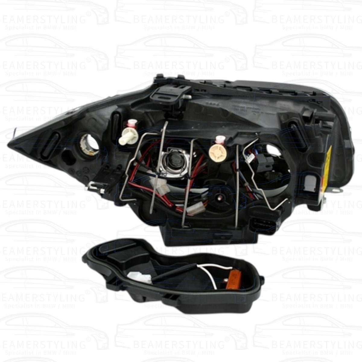 Koplampen H7 - BMW E81 / E87 / E82 / E88 - LED Angel Eyes - Zilver | 2004 - 2012 - Beamerstyling.nl