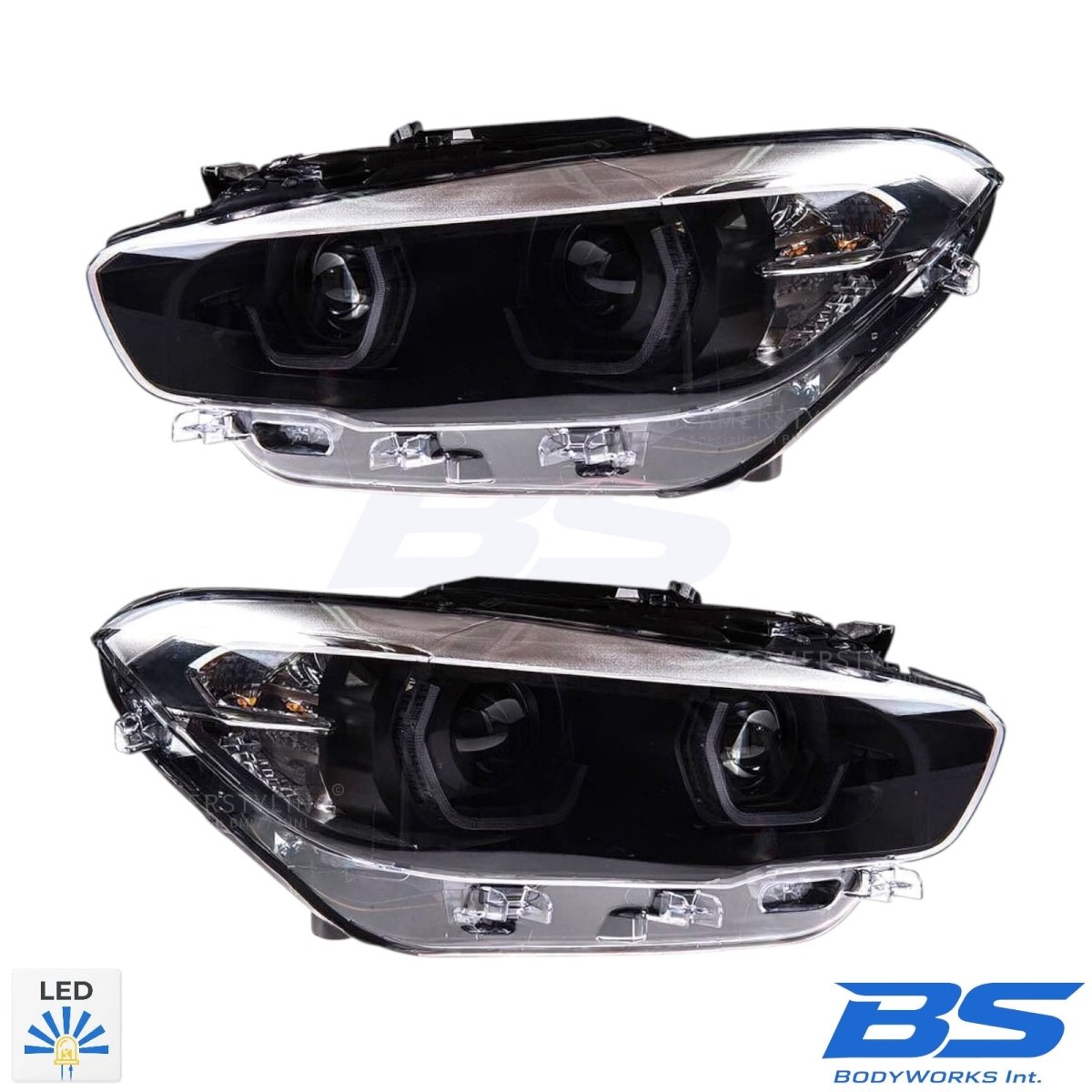 Koplampen set - BMW 1 Serie F20LCI / F21LCI - Full LED | 15-19 - Beamerstyling.nl