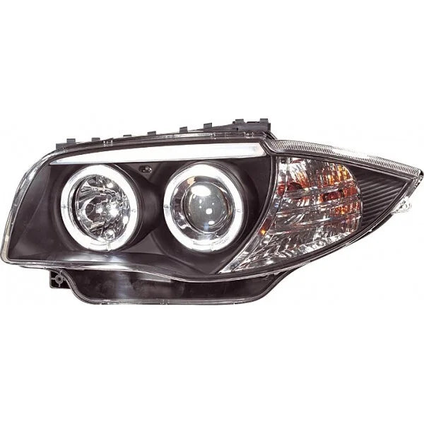 Angel Eyes Koplampen - BMW E81 / E87 / E82 / E88 - Depo LED | 2004-2011