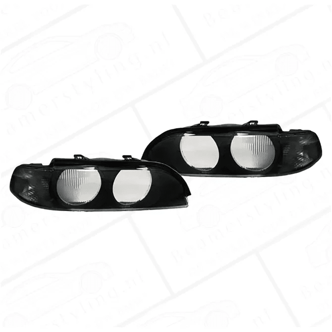Koplampglazen - BMW 5 Serie E39 - Zwart Design | 1995 - 08/2000 - Beamerstyling.nl