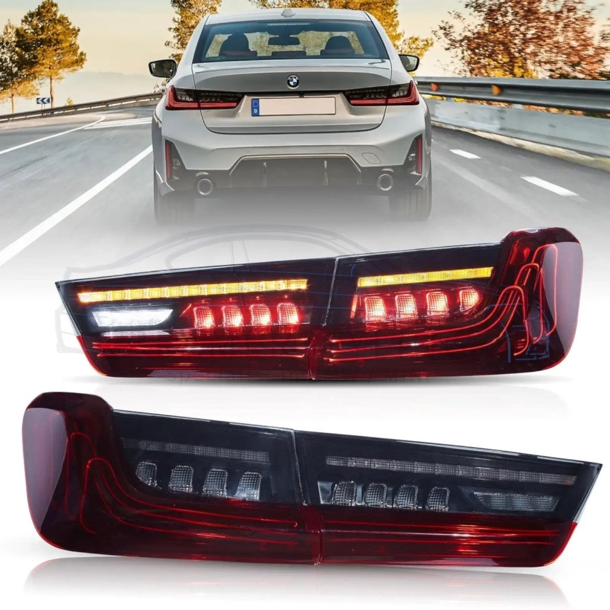 Laser Achterlichten - BMW G20 Sedan - Rood | 2019 - 2025 - Beamerstyling.nl