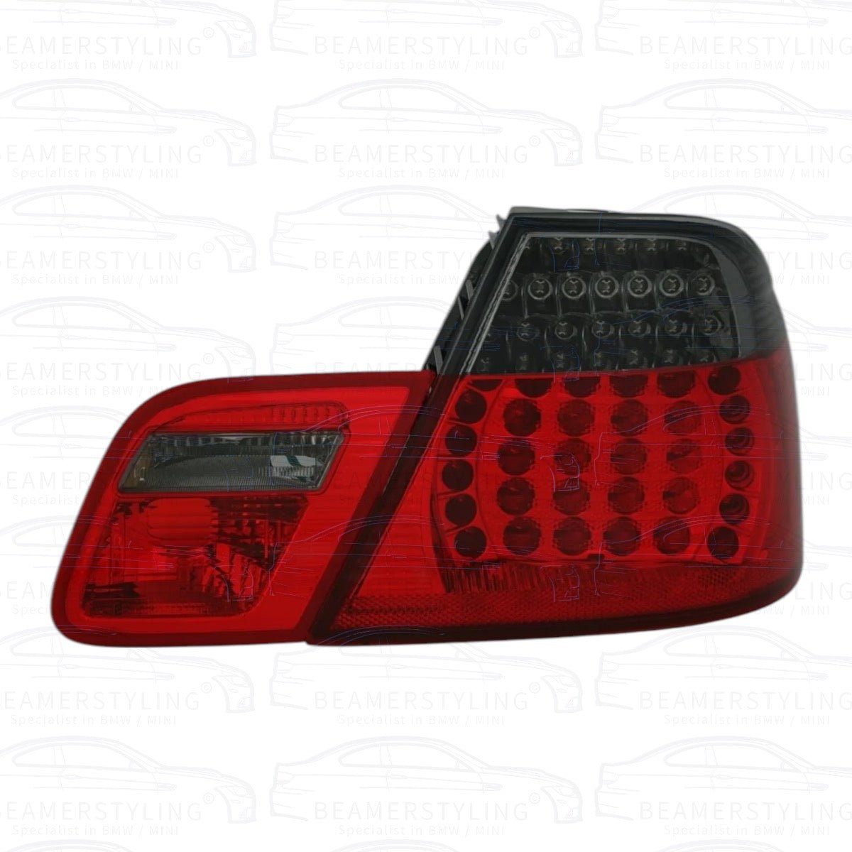 LED Achterlichten - BMW E46 Coupé - Rood/Smoke - Facelift Design | 99-03 - Beamerstyling.nl