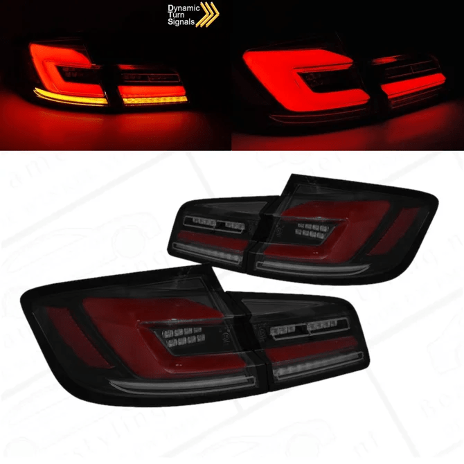 LED Achterlichten - BMW F10 Sedan - G30 Look - Smoke/Zwart | 10 - 17 - Beamerstyling.nl