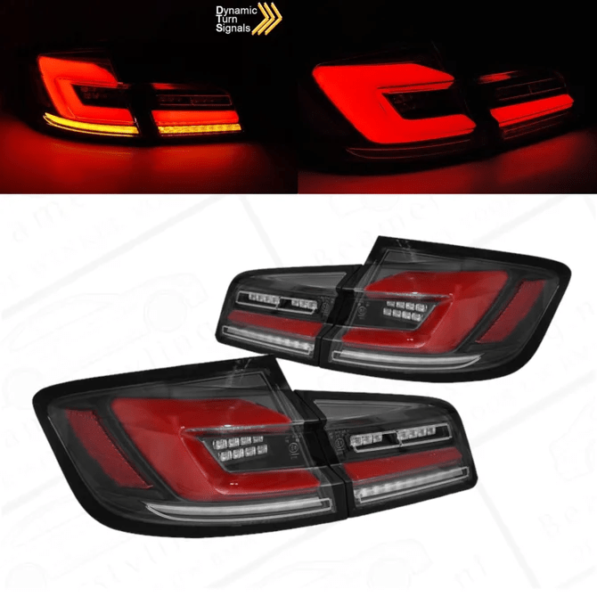 LED Achterlichten - BMW F10 Sedan - G30 Look - Zwart/Helder | 10 - 17 - Beamerstyling.nl