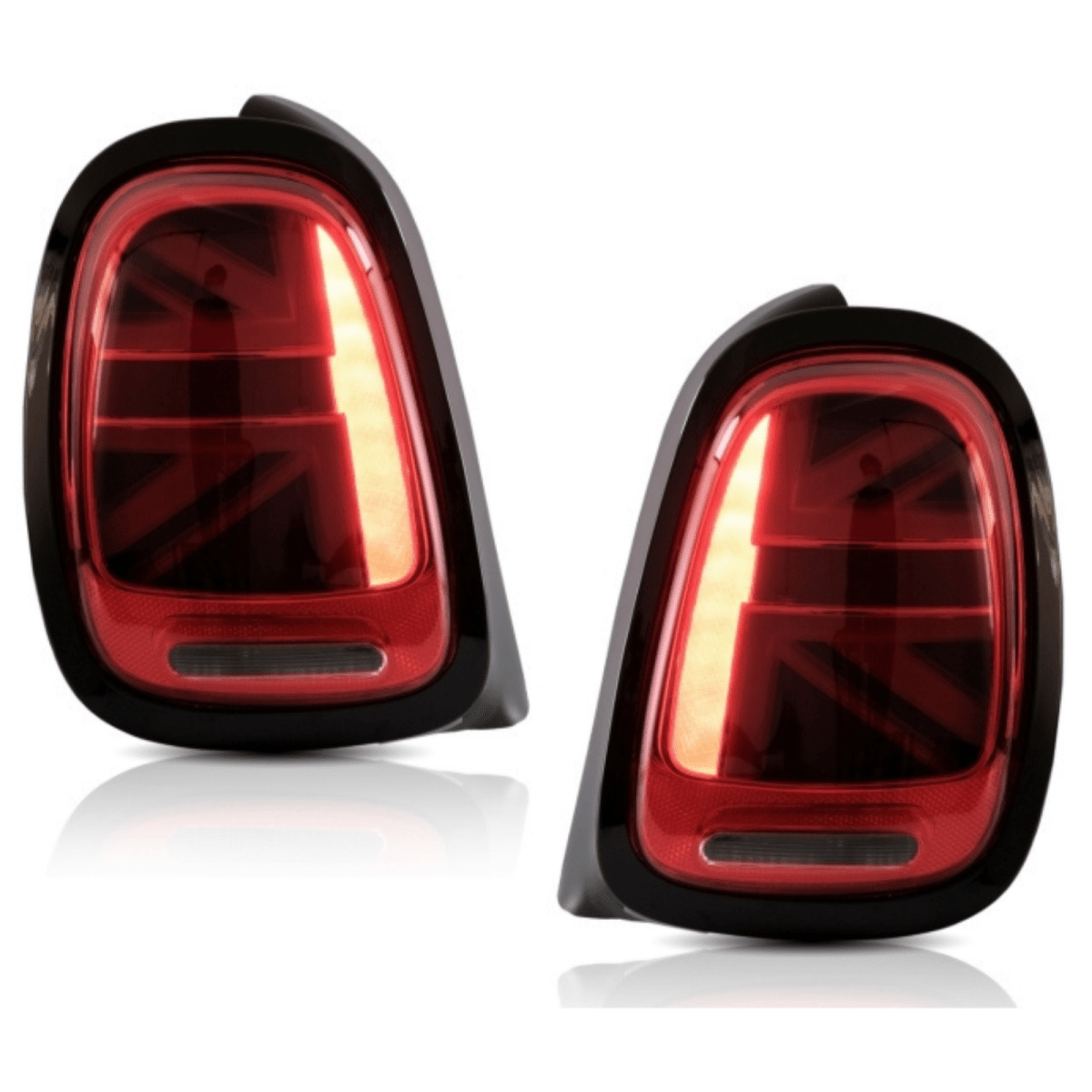 LED Achterlichten - Mini F55 F56 F57 - Rood - Union Jack Design - Dynamisch | 14-20 - Beamerstyling.nl